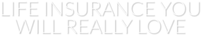 LIFE INSURANCE YOU WILL REALLY LOVE